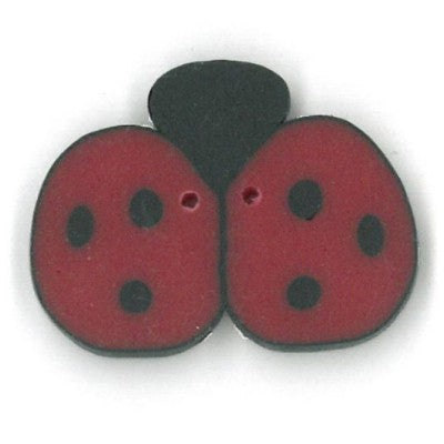 Red Ladybug Medium Button