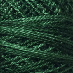 Valdani Variegated Pearl Cotton Ball Size 8 - 73yd / O39 Forest Greens