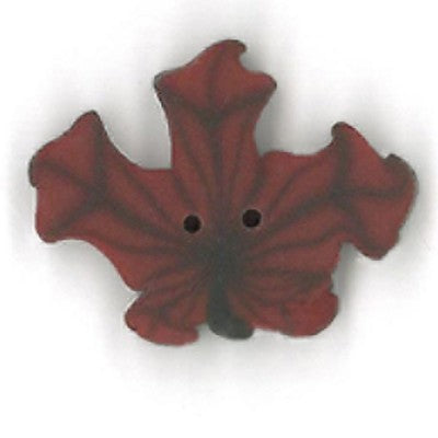 Small Red Maple Leaf Button