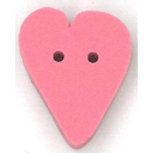 Small Baby Pink Heart Button