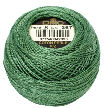 DMC Pearl Cotton Balls Article 116 Size 8 / 367 DK Pistachio Green