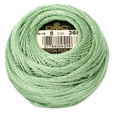 DMC Pearl Cotton Balls Article 116 Size 8 / 368 LT Pistachio Green