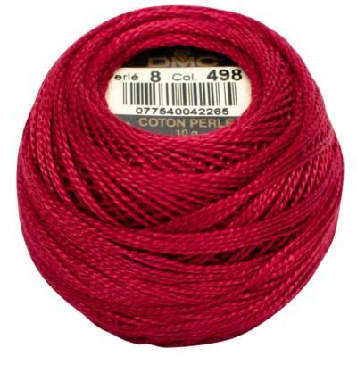 DMC Pearl Cotton Balls Article 116 Size 8 / 498 DK Red