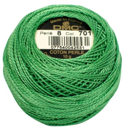 DMC Pearl Cotton Balls Article 116 Size 8 / 701 LT Green