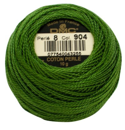 DMC Pearl Cotton Balls Article 116 Size 8 / 904 V DK Parrot Green