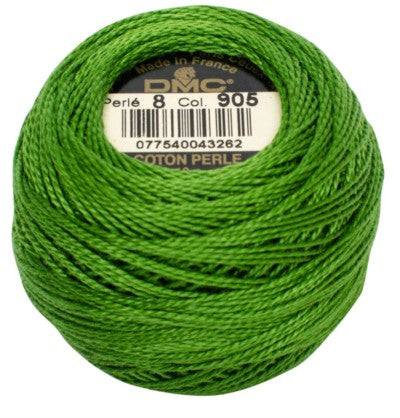 DMC Pearl Cotton Balls Article 116 Size 8 / 905 DK Parrot Green