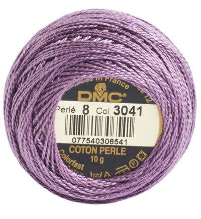 DMC Pearl Cotton Balls Article 116 Size 8 / 3041 MD Antique Violet