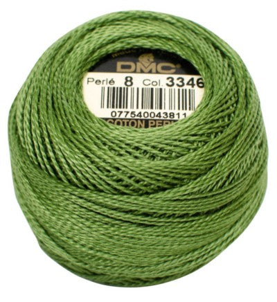 DMC Pearl Cotton Balls Article 116 Size 8 / 3346 Hunter Green