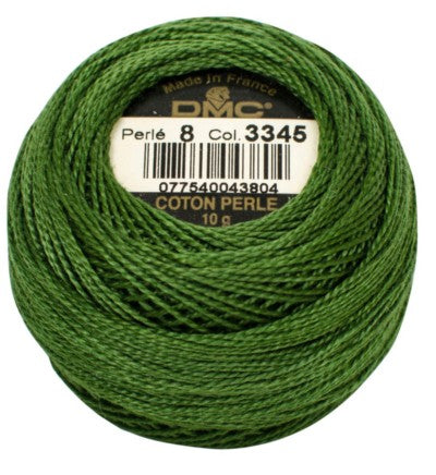 DMC Pearl Cotton Balls Article 116 Size 8 / 3345 DK Hunter Green