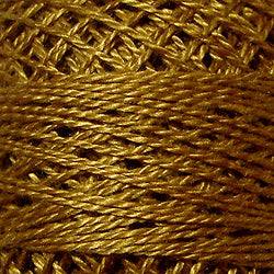 Valdani Solid Pearl Cotton Ball Size 12 - 109yd / 154 Deep Antique Gold