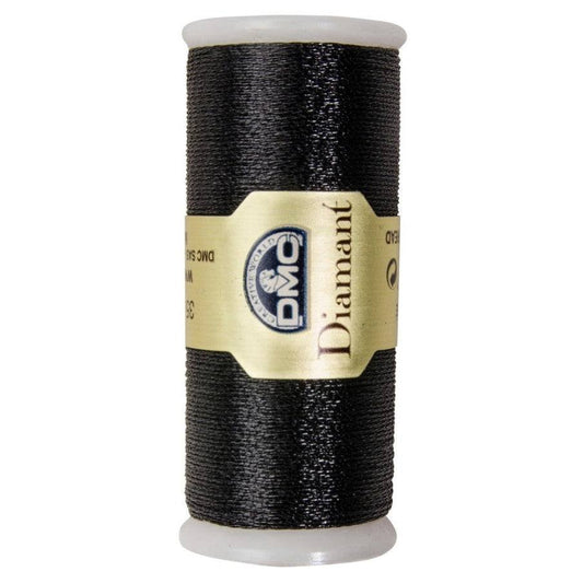 DMC Diamant Metallic Thread 38.2yd / D310 Ebony