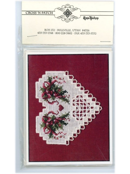 1994 Hardanger Christmas in My Heart Card & Envelope - pack of 6