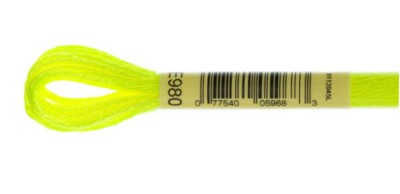 DMC Light Effects / E980 Fluorescent- Neon Yellow