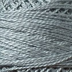 Valdani Solid Pearl Cotton Ball Size 12 - 109yd / 118 Pearl Gray