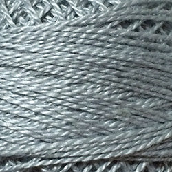 Valdani Solid Pearl Cotton Ball Size 5 - 46yd / 118 Pearl Gray