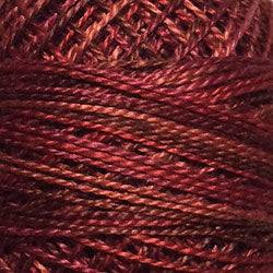 Valdani Variegated Pearl Cotton Ball Size 12 - 109yd / P1 Old Brick