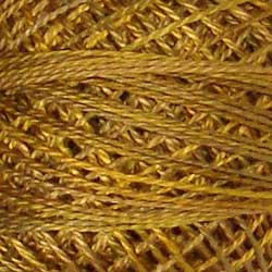 Valdani Variegated Pearl Cotton Ball Size 12 - 109yd / P5 Tarnished Gold