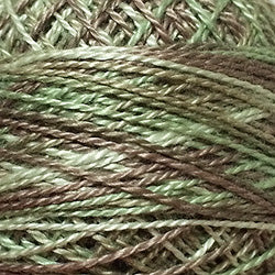 Valdani Variegated Pearl Cotton Ball Size 12 - 109yd / JP9 Herb Garden