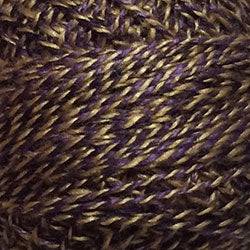 Valdani Variegated Pearl Cotton Ball Size 12 - 109yd / PT10 Twisted Purple