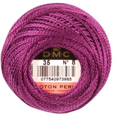 DMC Pearl Cotton Balls Article 116 Size 8 / 35 Very Dark Fuchsia