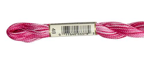 DMC Pearl Cotton Skeins Size 5 / 48 Variegated Baby Pink