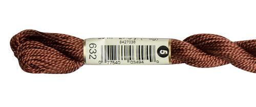 DMC Pearl Cotton Skeins Size 5 / 632 Ultra V DK Desert Sand