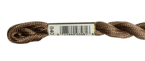 DMC Pearl Cotton Skeins Size 5 / 840 MD Beige Brown