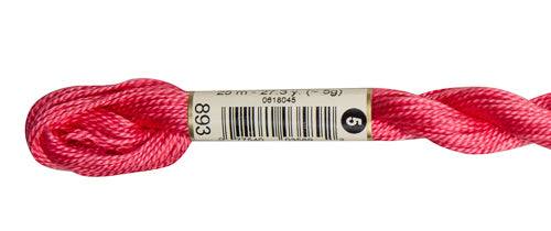 DMC Pearl Cotton Skeins Size 5 / 893 LT Carnation