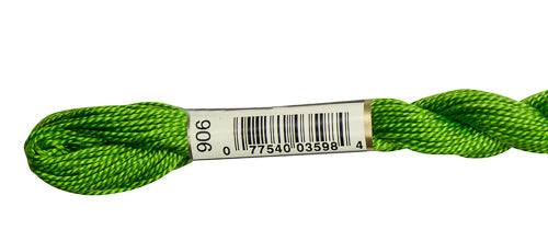 DMC Pearl Cotton Skeins Size 5 / 906 MD Parrot Green