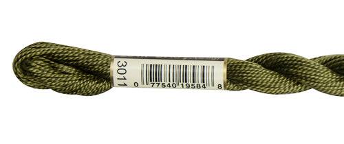 DMC Pearl Cotton Skeins Size 5 / 3011 DK Khaki Green