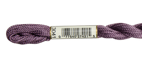 DMC Pearl Cotton Skeins Size 5 / 3041 MD Antique Violet