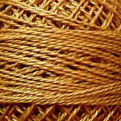 Valdani Solid Pearl Cotton Ball Size 8 - 73yd / 852 Antique Gold Medium