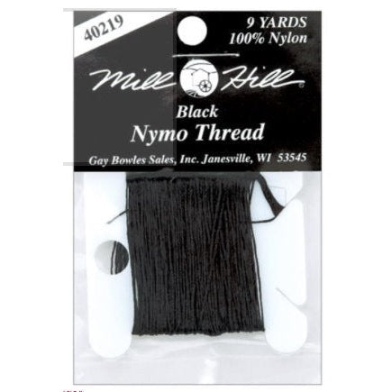 Mill Hill Nymo Beading Thread - Black