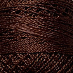 Valdani Solid Pearl Cotton Ball Size 12 - 109yd / 171 Rich Brown Light