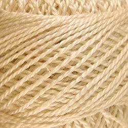 Valdani Solid Pearl Cotton Ball Size 12 - 109yd / 6 Natural