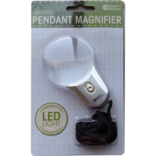 Mighty Bright Lighted LED Pendant Magnifier