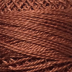 Valdani Solid Pearl Cotton Ball Size 12 - 109yd / 159 Rust