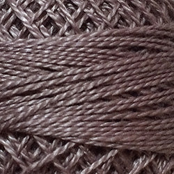 Valdani Solid Pearl Cotton Ball Size 8 - 73yd / 8102 Withered Mulberry Med