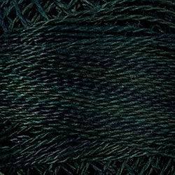 Valdani Variegated Pearl Cotton Ball Size 5 - 46yd / O536 Dark Spruce