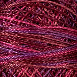 Valdani Variegated Pearl Cotton Ball Size 12 - 109yd / V3 Fuchsia Love