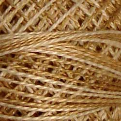 Valdani Variegated Pearl Cotton Ball Size 12 - 109yd / O514 Wheat Husk