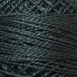 Valdani Solid Pearl Cotton Ball Size 12 - 109yd / 8111 Black Light