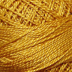 Valdani Solid Pearl Cotton Ball Size 5 - 46yd / 1315 Mustard Seed