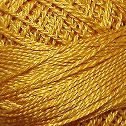 Valdani Solid Pearl Cotton Ball Size 8 - 73yd / 1315 Mustard Seed