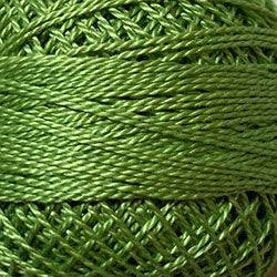 Valdani Solid Pearl Cotton Ball Size 12 - 109yd / 19 Deep Lime