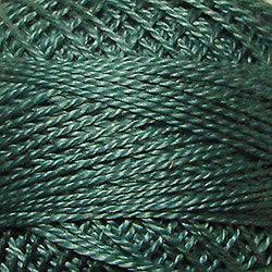 Valdani Solid Pearl Cotton Ball Size 5 - 46yd / 31 Smokey Teal