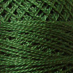 Valdani Solid Pearl Cotton Ball Size 5 - 46yd / 39 Forest Green