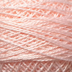 Valdani Solid Pearl Cotton Ball Size 8 - 73yd / 44 Light Rose