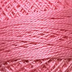 Valdani Solid Pearl Cotton Ball Size 5 - 46yd / 48 Baby Pink Medium