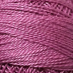 Valdani Solid Pearl Cotton Ball Size 5 - 46yd / 54 Dusty Rose Medium